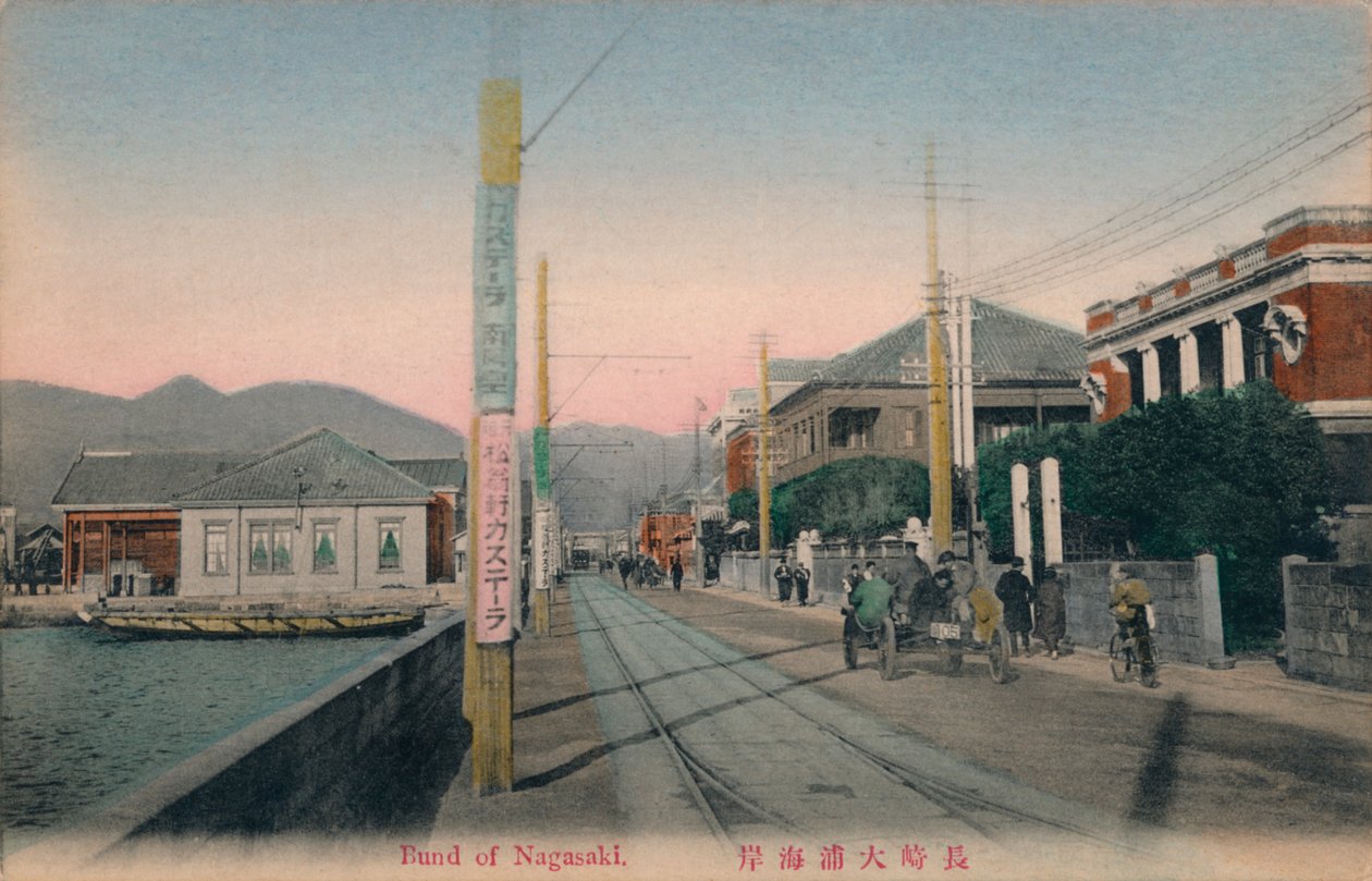 Bund of Nagasaki, c1910 od Unbekannt