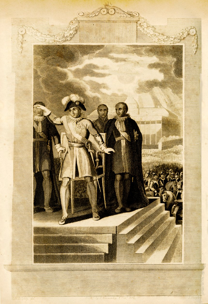 Buonaparte na poli května 1816. od Unbekannt