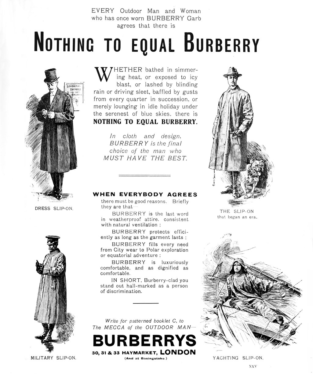 Burberrys, 1909 od Unbekannt