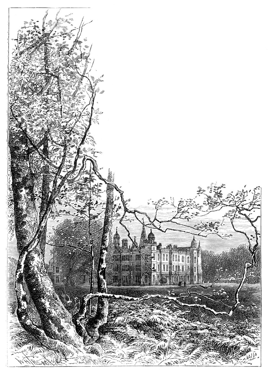 Burleigh House Gardens, Stamford, Lincolnshire, 1900 od Unbekannt