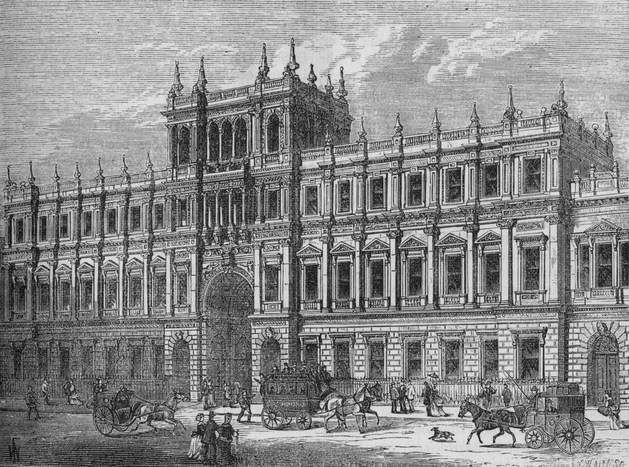 Burlington House, Westminster, Londýn, 1875-1878 od Unbekannt