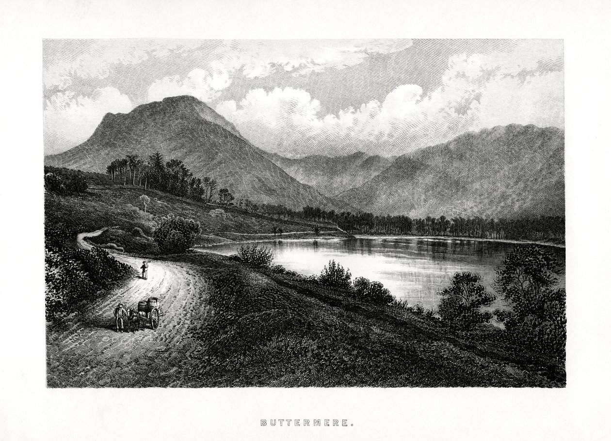 Buttermere, Lake District, Cumbria, 1896 od Unbekannt