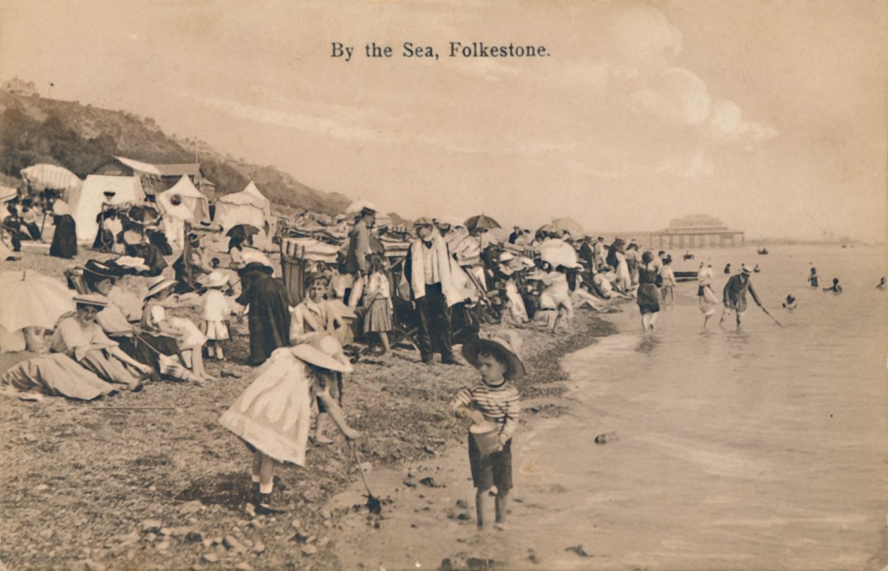 U moře, Folkestone, konec 19.-začátek 20. století od Unbekannt