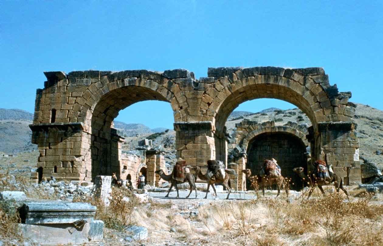 Byzantský, Hierapolis, Pamukkale, Turecko, 190 př.nl od Unbekannt