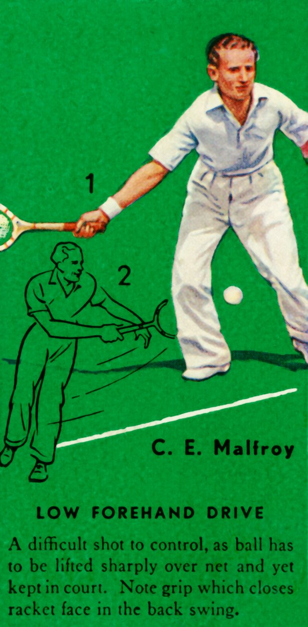C. E. Malfroy - Nízký forhendový pohon, c1935. od Unbekannt