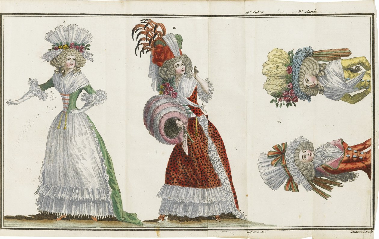 Cabinet des Modes, ou les Modes nouvelles, 1786-1788 od Unbekannt