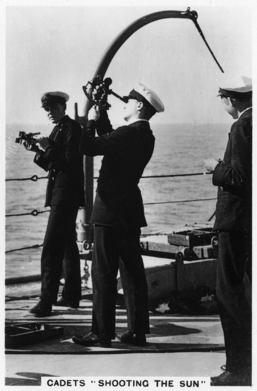 Kadeti střílející do slunce, Royal Navy College, 1937 od Unbekannt