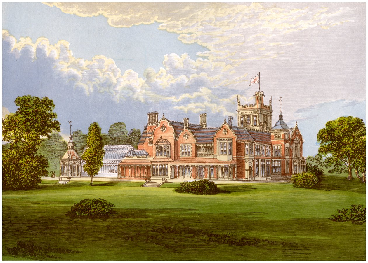 Caen Wood Towers, Middlesex, domov rodiny Reckitt, c1880 od Unbekannt