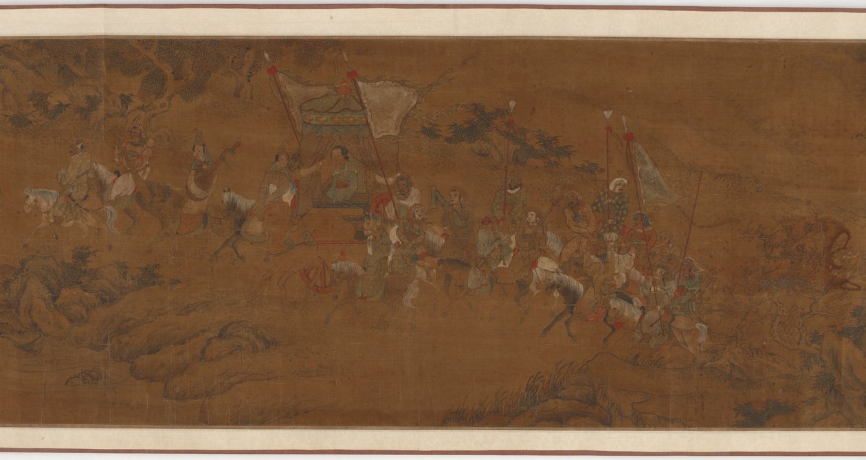 Cai Wenji Návrat do Číny, 16.-17. století. od Unbekannt