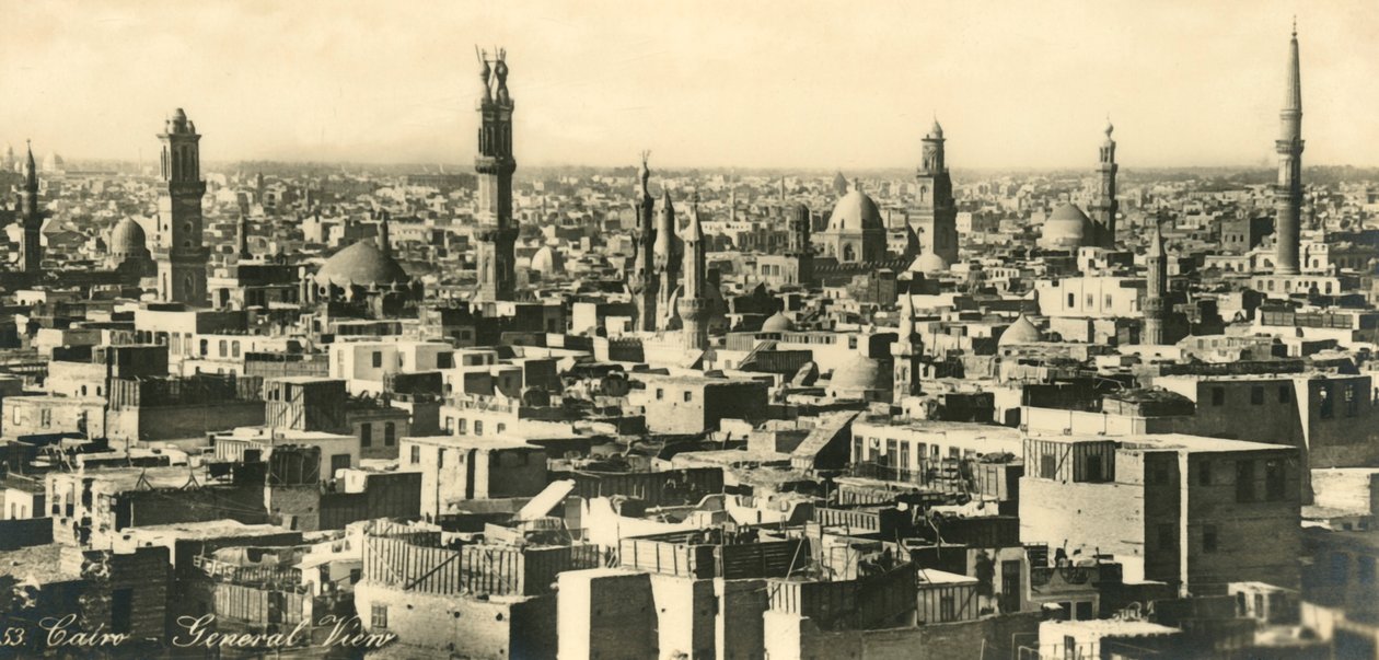 Káhira - Celkový pohled, c1918-c1939. od Unbekannt