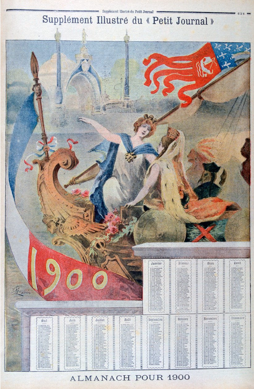 Kalendář na 1900 od Unbekannt