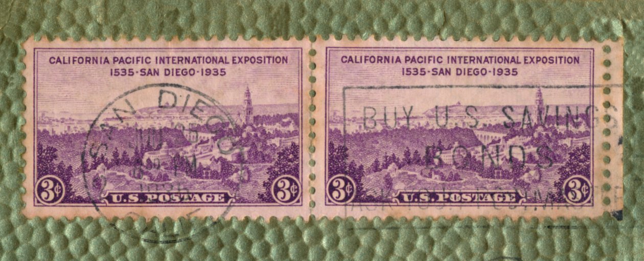 California Pacific International Exposition - Americká poštovní známka, c1935 od Unbekannt