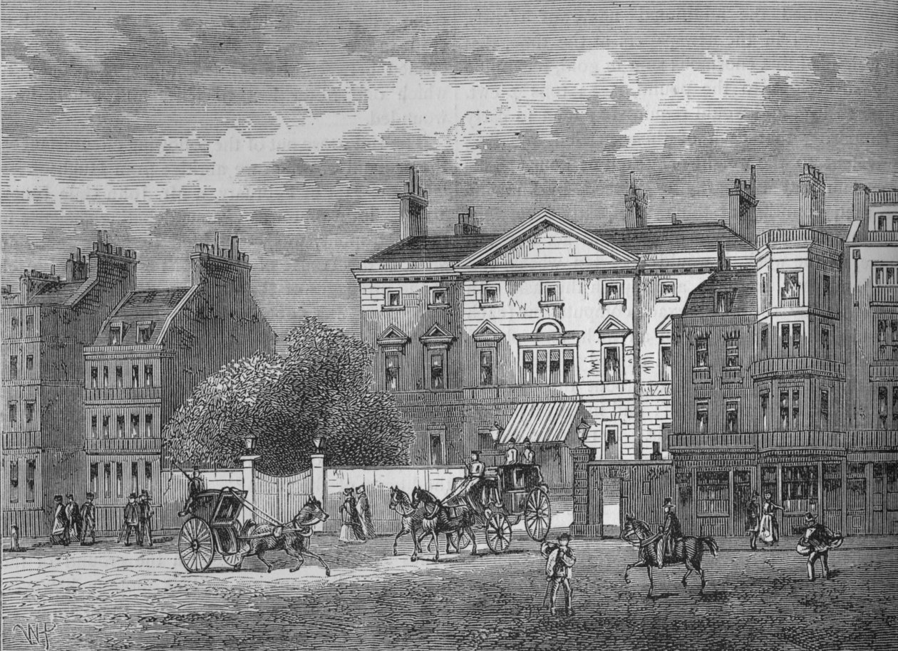 Cambridge House, Westminster, Londýn, c1854 1878 od Unbekannt