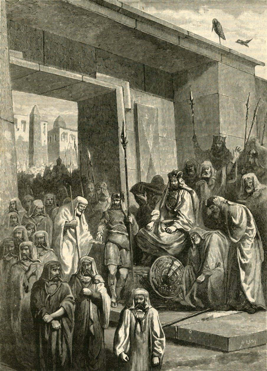 Cambyses a Psammetichus, 1890. od Unbekannt