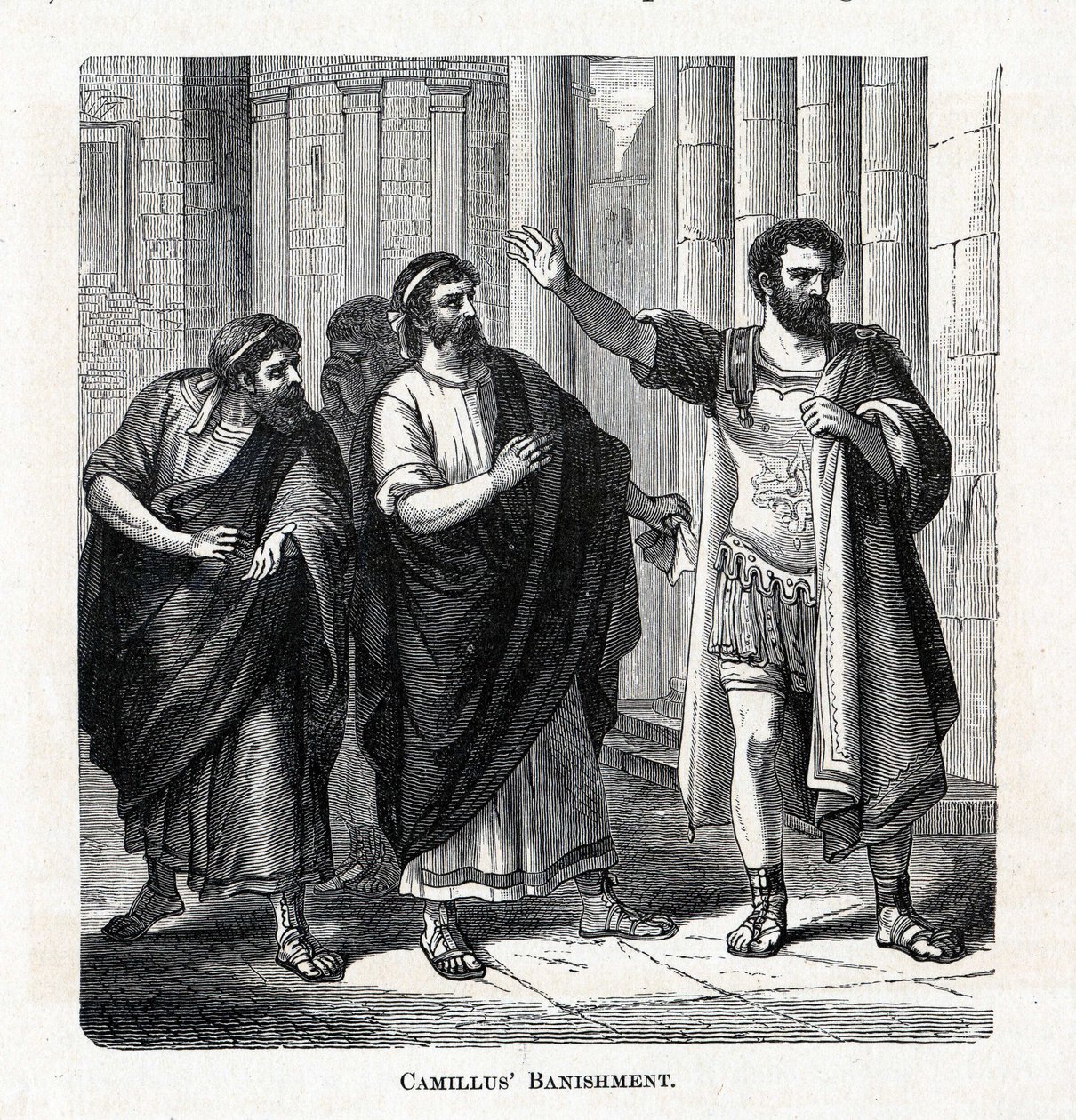Camillus vyhnanství, 1882 od Unbekannt