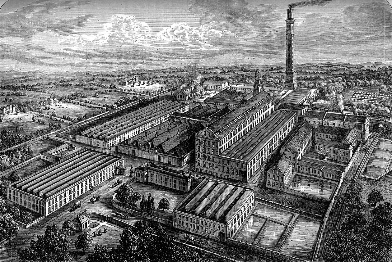 Prádelna Camperdown, Dundee, c1880 od Unbekannt