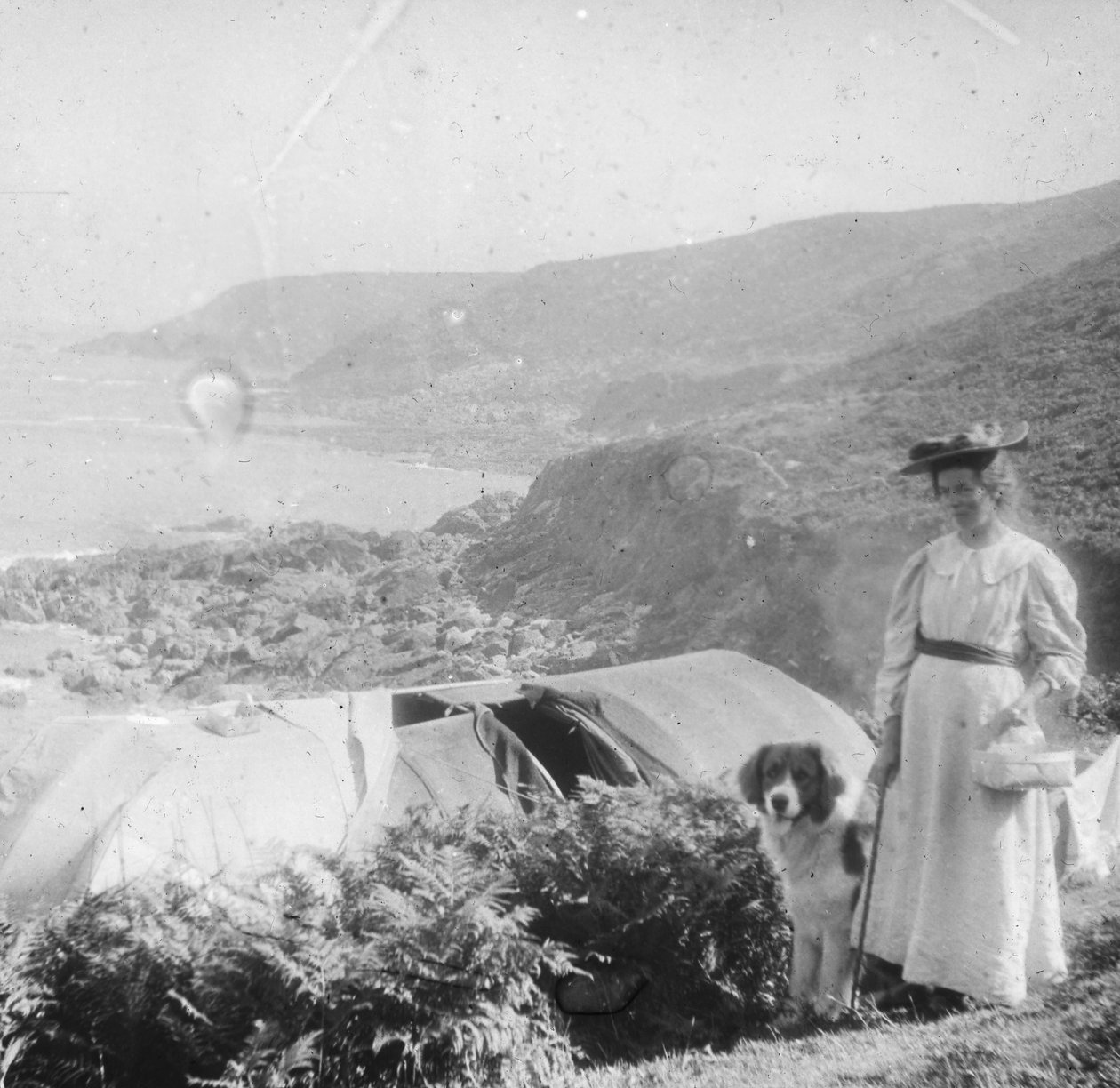 Kempování, konec 19. nebo začátek 20. století od Unbekannt