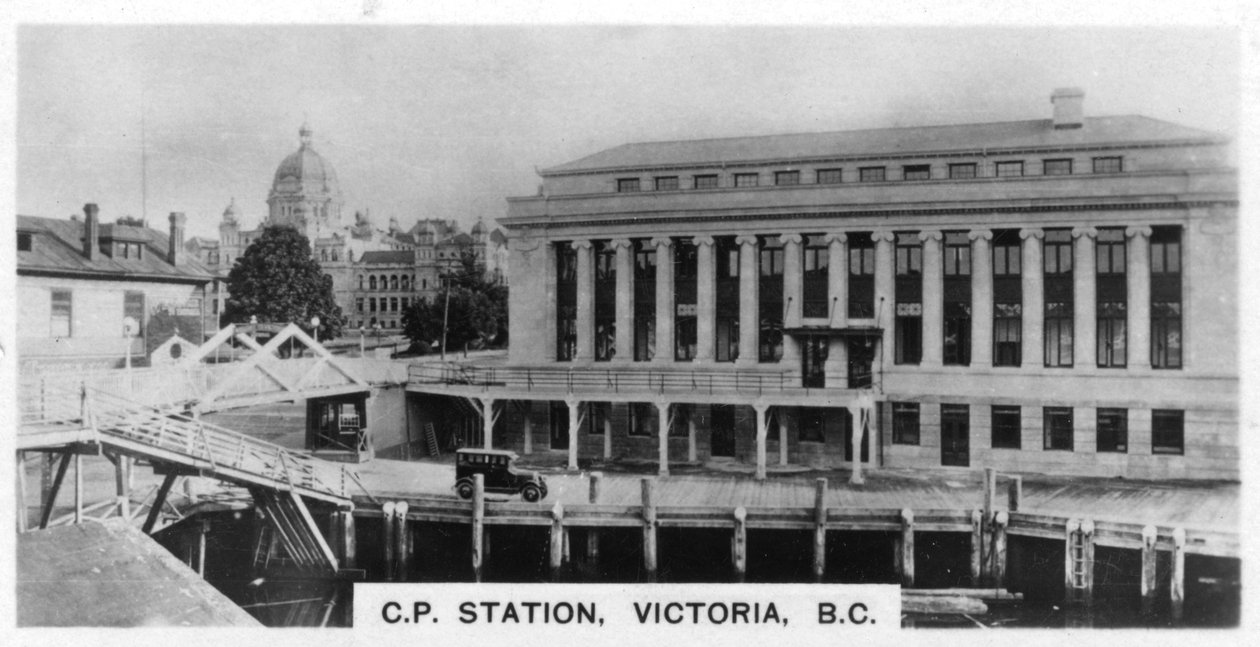 Canadian Pacific Station, Victoria, British Columbia, Canada, c1920 od Unbekannt