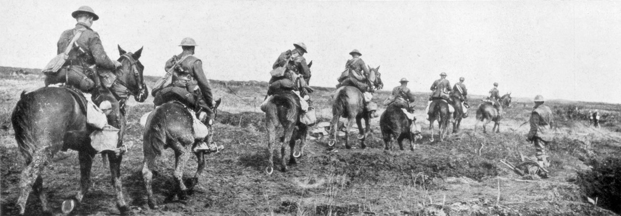 Kanadská kavalérie, Vimy, Francie, první světová válka, duben 1917 od Unbekannt