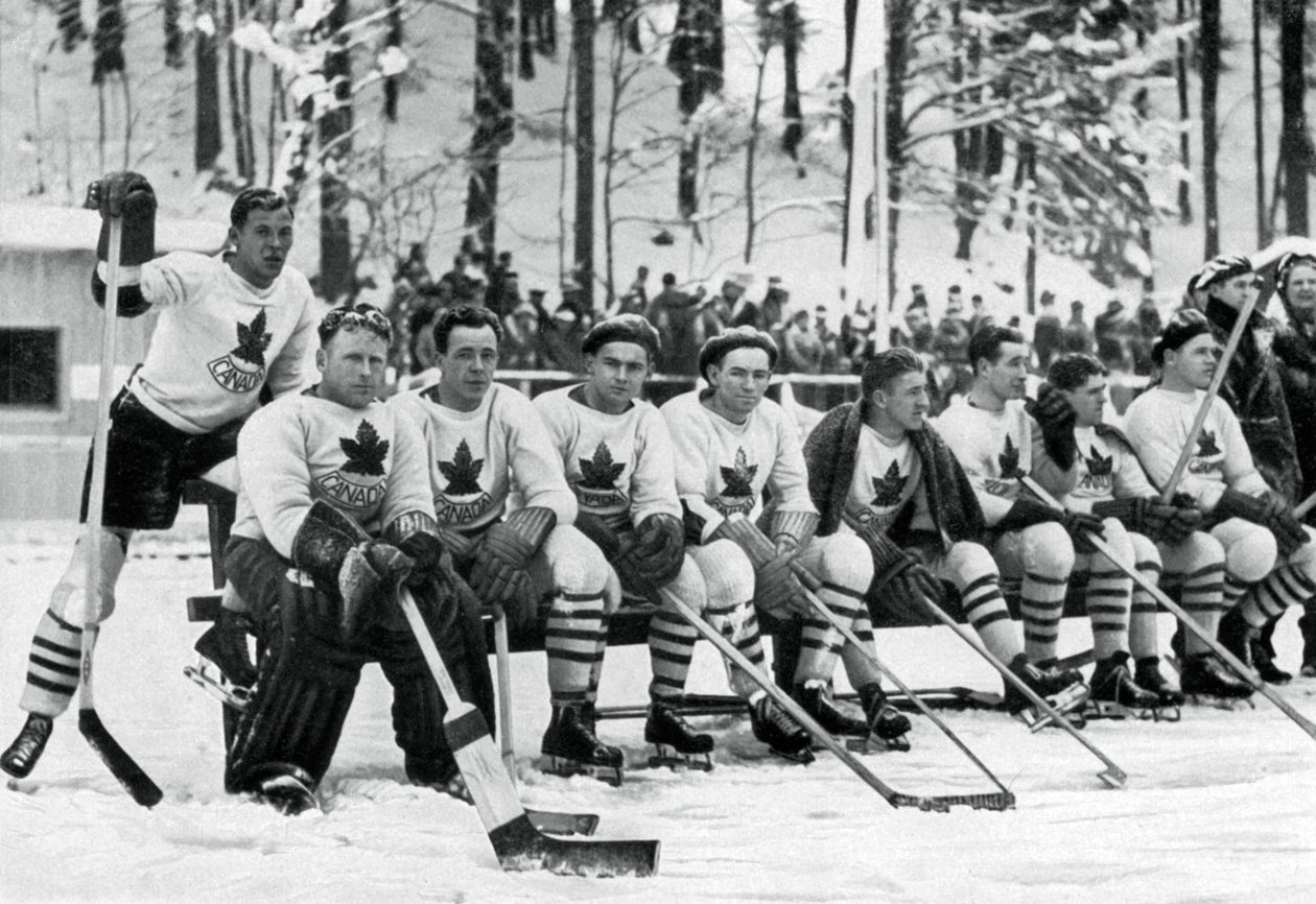 Kanadský hokejový tým, Zimní olympijské hry, Garmisch-Partenkirchen, Německo, 1936 od Unbekannt