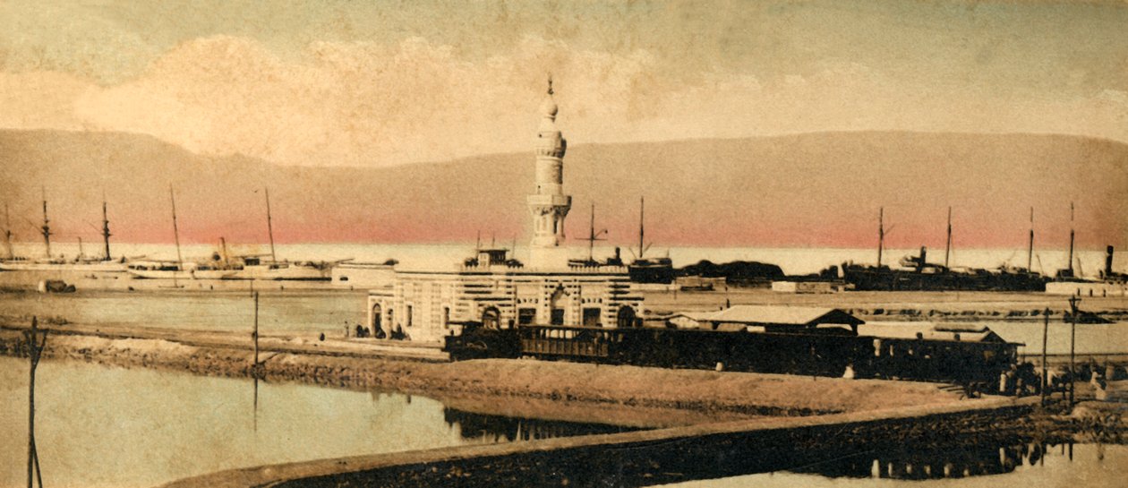 Suezský kanál – stanice Terreplain, c1918-c1939. od Unbekannt