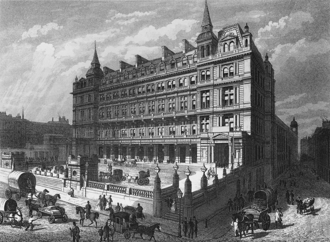 Nádraží Cannon Street, City of London, c1870 1878 od Unbekannt