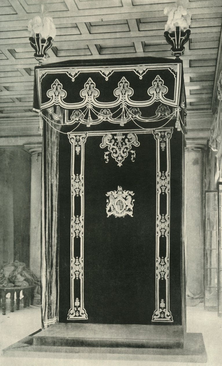 Baldachýn v trůnním sále, vládní dům, 1925. od Unbekannt