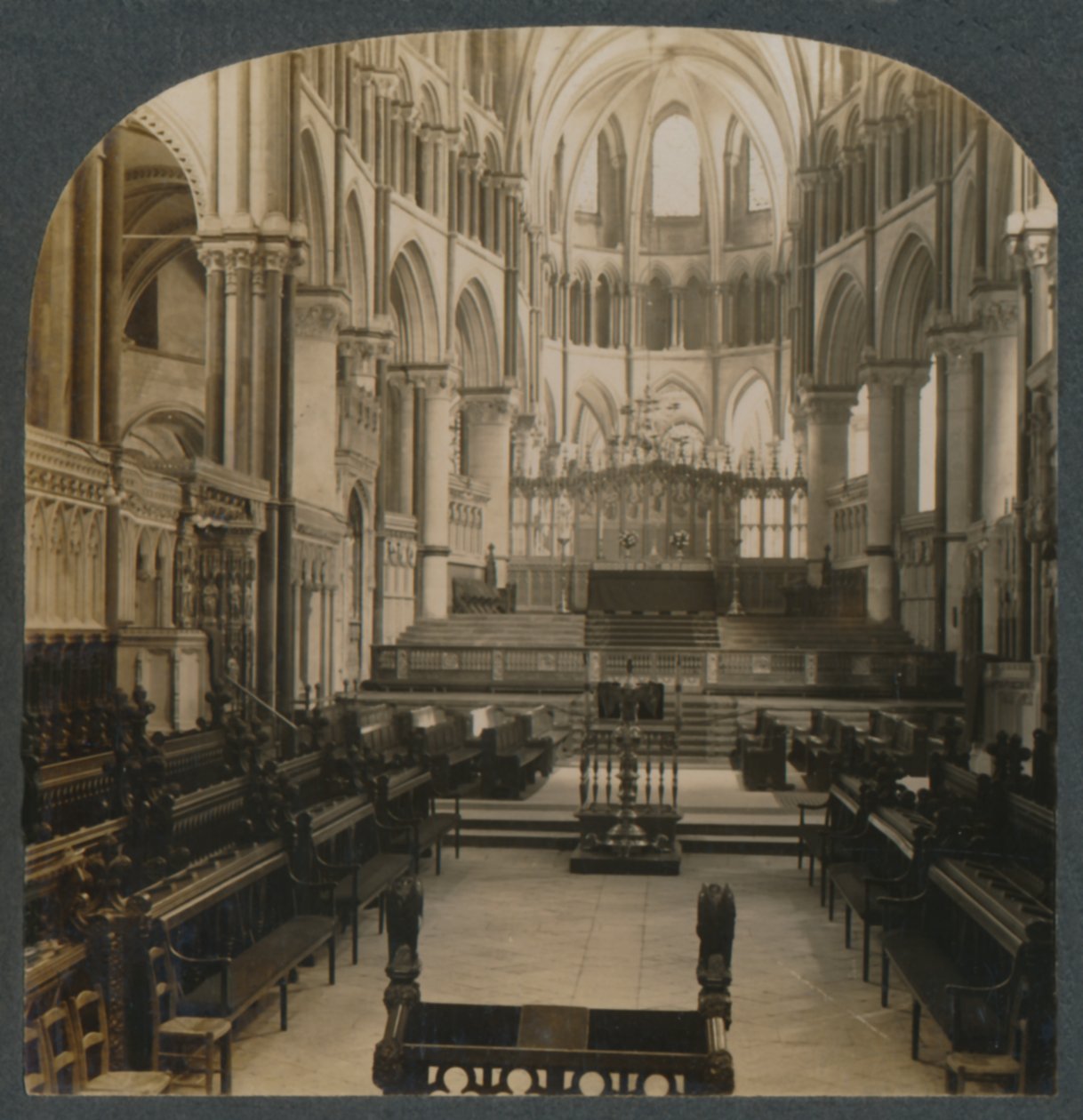 Canterbury Cathedral - Vnitřní pohled, Canterbury, Anglie, c1910. od Unbekannt