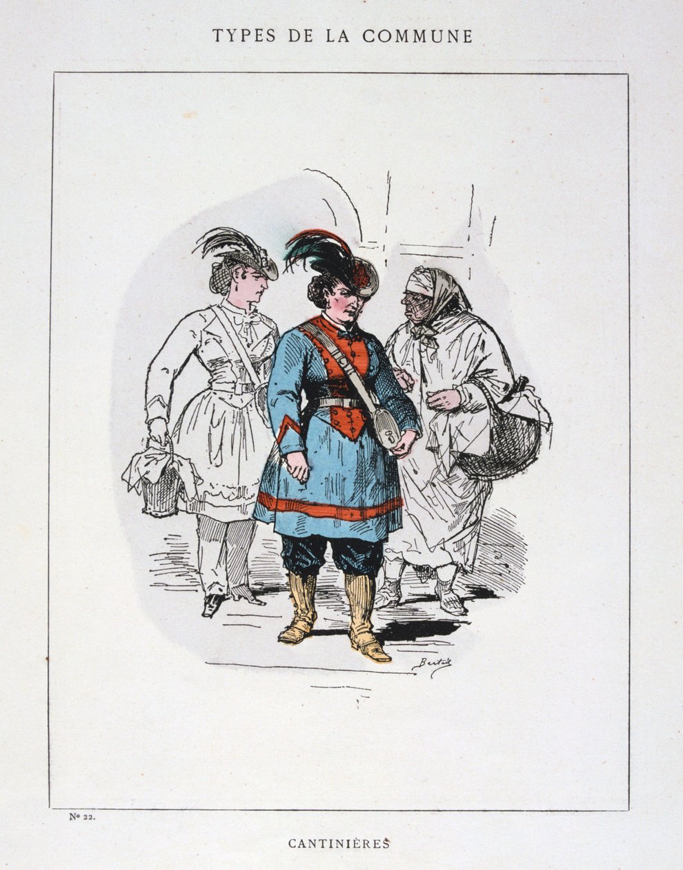 Cantinieres, Pařížská komuna, 1871. od Unbekannt