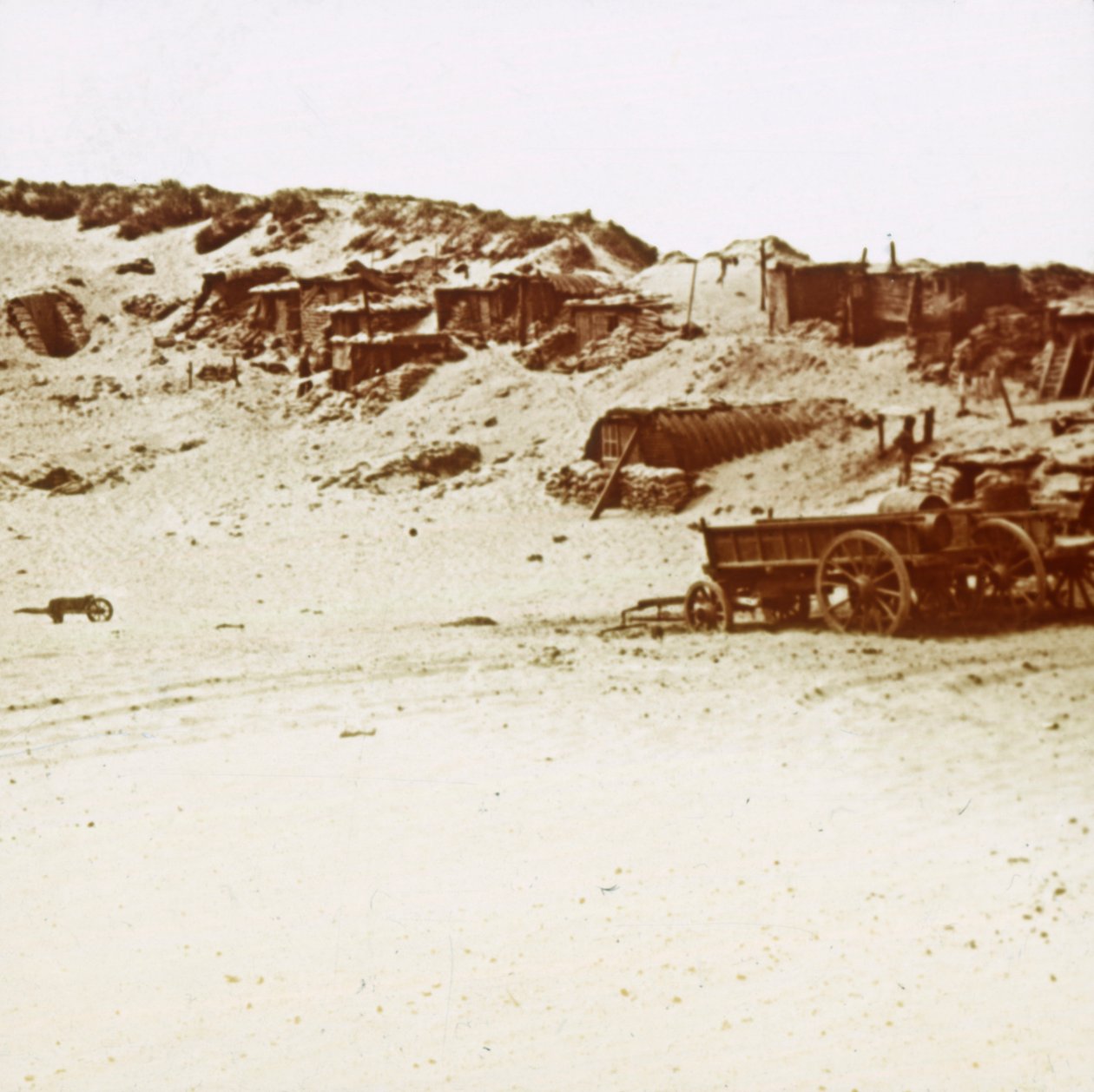 Kanton v dunách, Koksijde, Flandry, Belgie, c1914-c1918 od Unbekannt