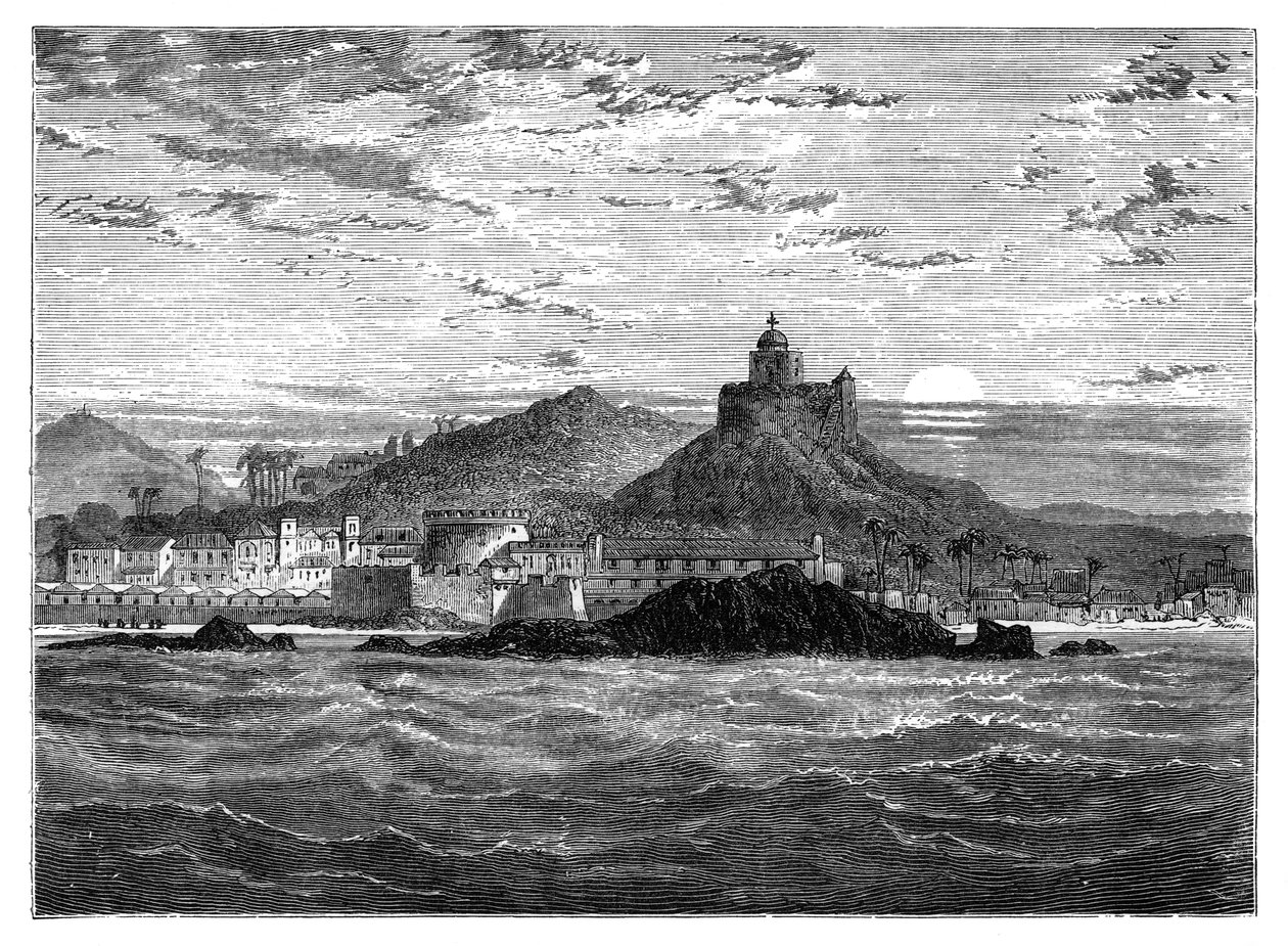 Hrad Cape Coast, Gold Coast, západní Afrika, c1890 od Unbekannt