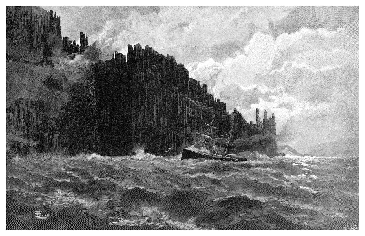 Cape Raoul, Tasmánie, Austrálie, 1886 od Unbekannt