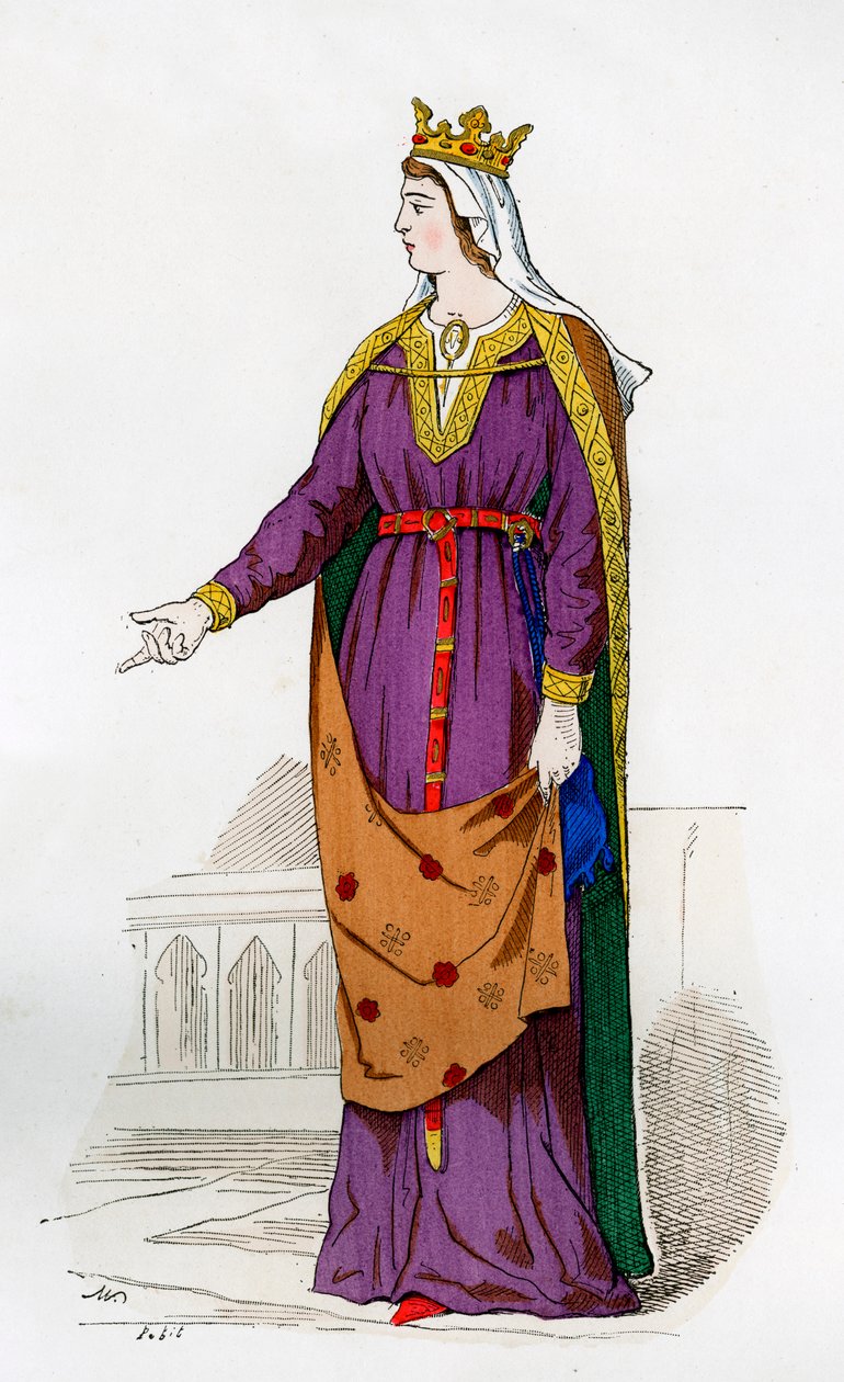 Kapetovská královna, 1360 1882-1884 od Unbekannt