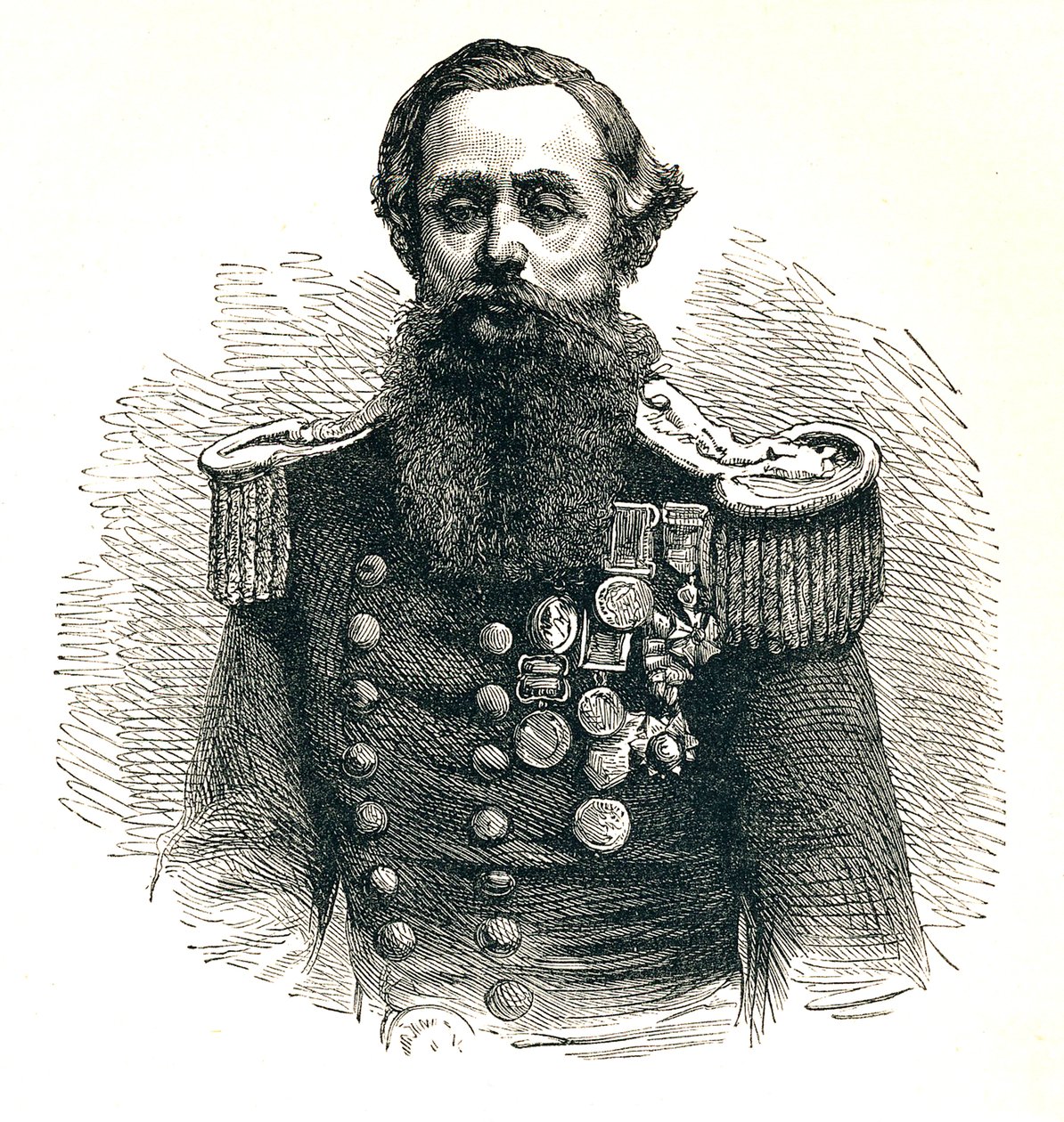 Captain Cowper Phipps Coles, 1819-1870, anglický námořní kapitán a vynálezce, 1893 od Unbekannt