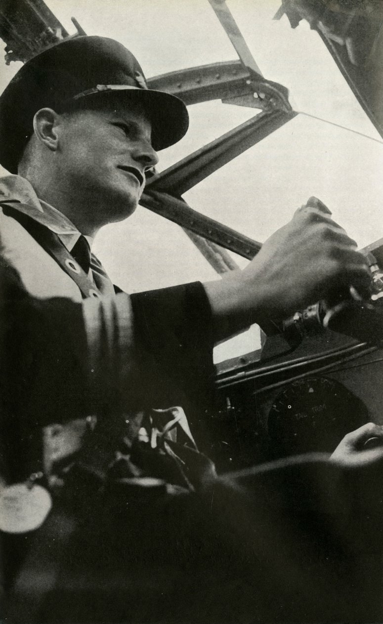 Kapitán Gilbert Rae, pilot BOAC Mosquito, druhá světová válka. c1939-c1944 1946. od Unbekannt