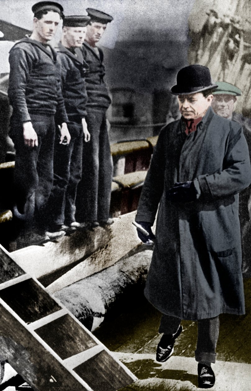 Kapitán Scott, britský polární průzkumník, na Terra Nova, c1900-c1910s 1936 od Unbekannt