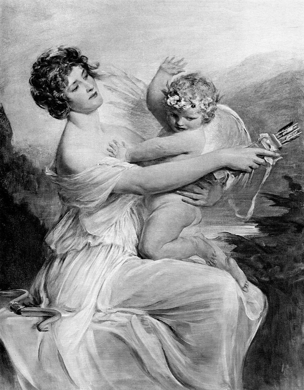 V zajetí Cupid, 1899 od Unbekannt