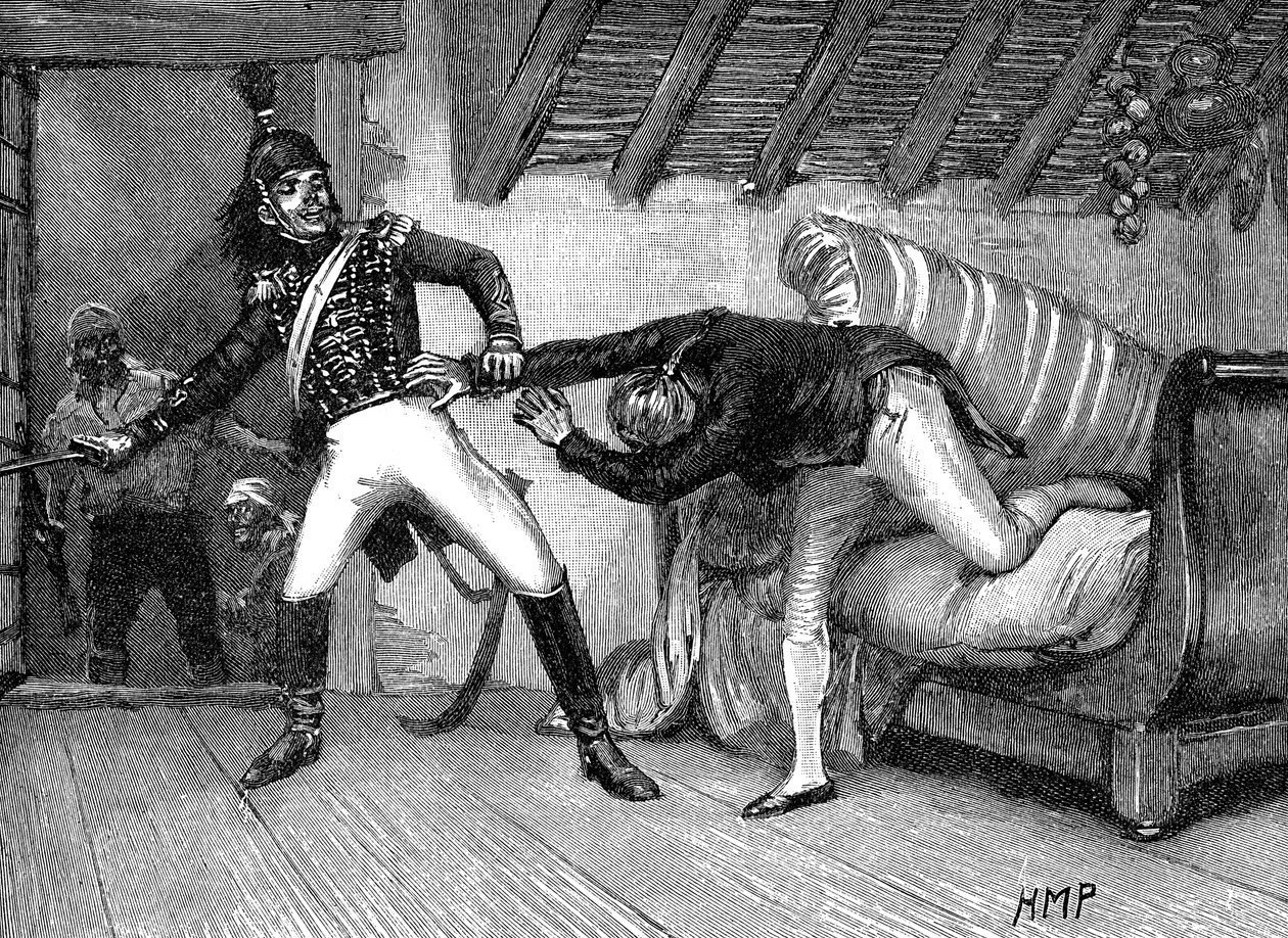 Zajetí Manuela de Godoy, vévody z Alcudie, španělského státníka, 1808 od Unbekannt