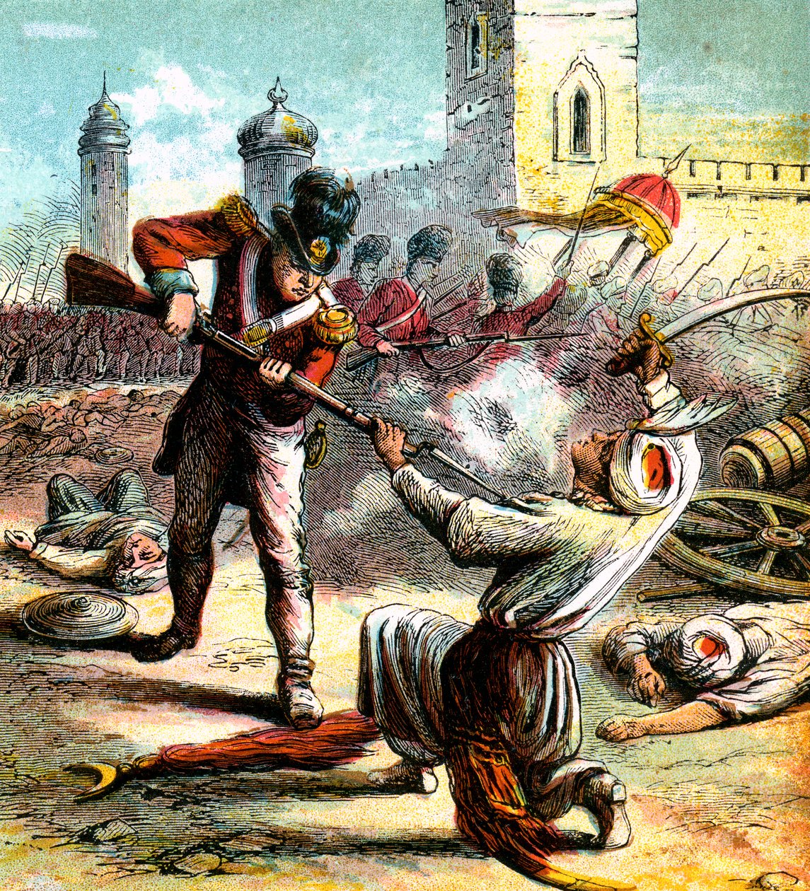 Dobytí Seringapatamu, 1799 1850 od Unbekannt