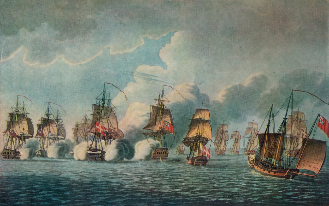 Zajetí Freja, c1805 od Unbekannt