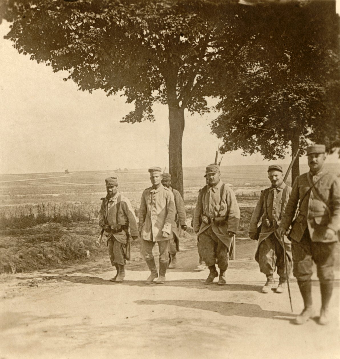 Zajatý německý ostrostřelec, Champagne, severní Francie, c1914-c1918 od Unbekannt