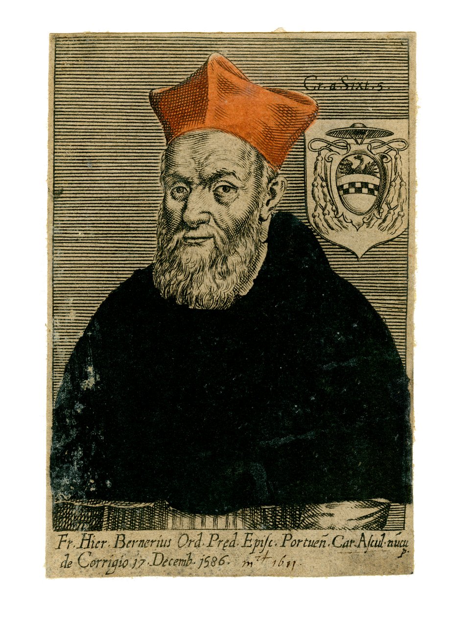 Kardinál Girolamo Bernerio, italský kněz, 16. století od Unbekannt