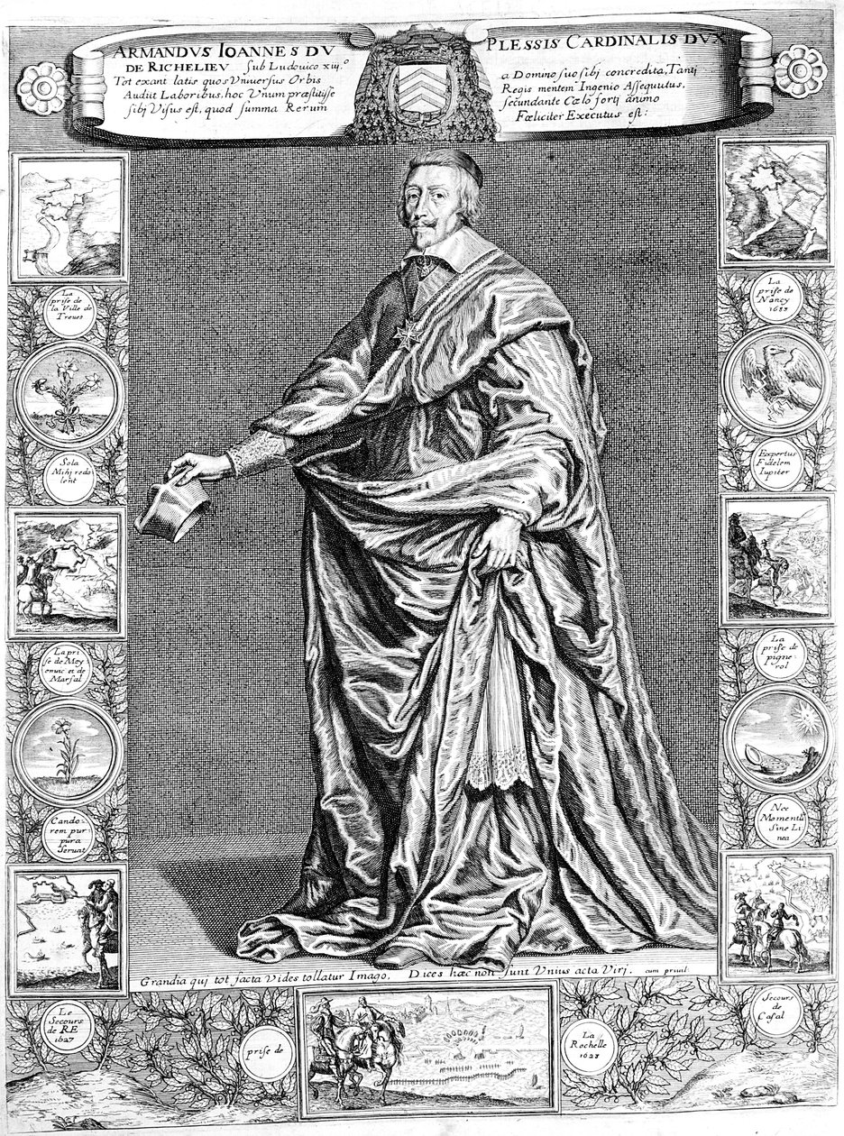 Kardinál Richelieu, c1637, 18. století od Unbekannt