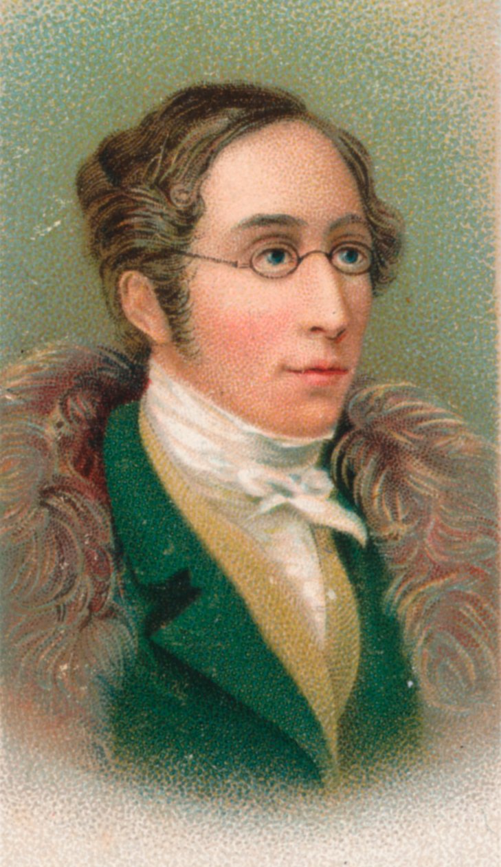 Carl Maria von Weber 1786-1826, německý skladatel, 1911 od Unbekannt