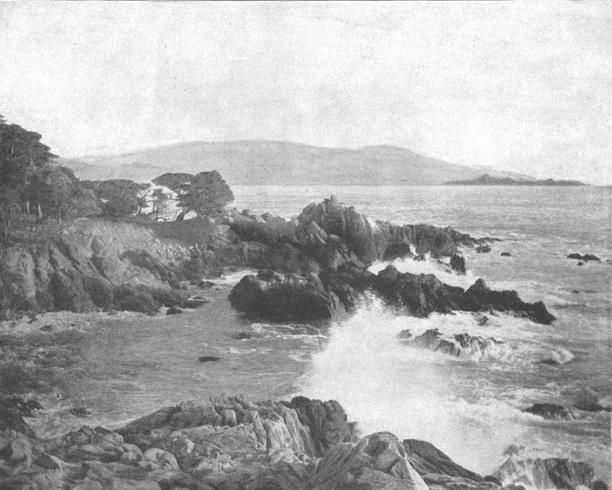 Carmel Bay, Kalifornie, USA, 1900. od Unbekannt