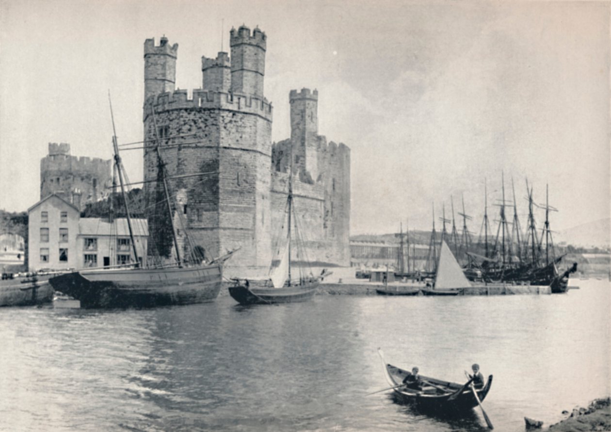 Carnarvon - Hrad, 1895 od Unbekannt