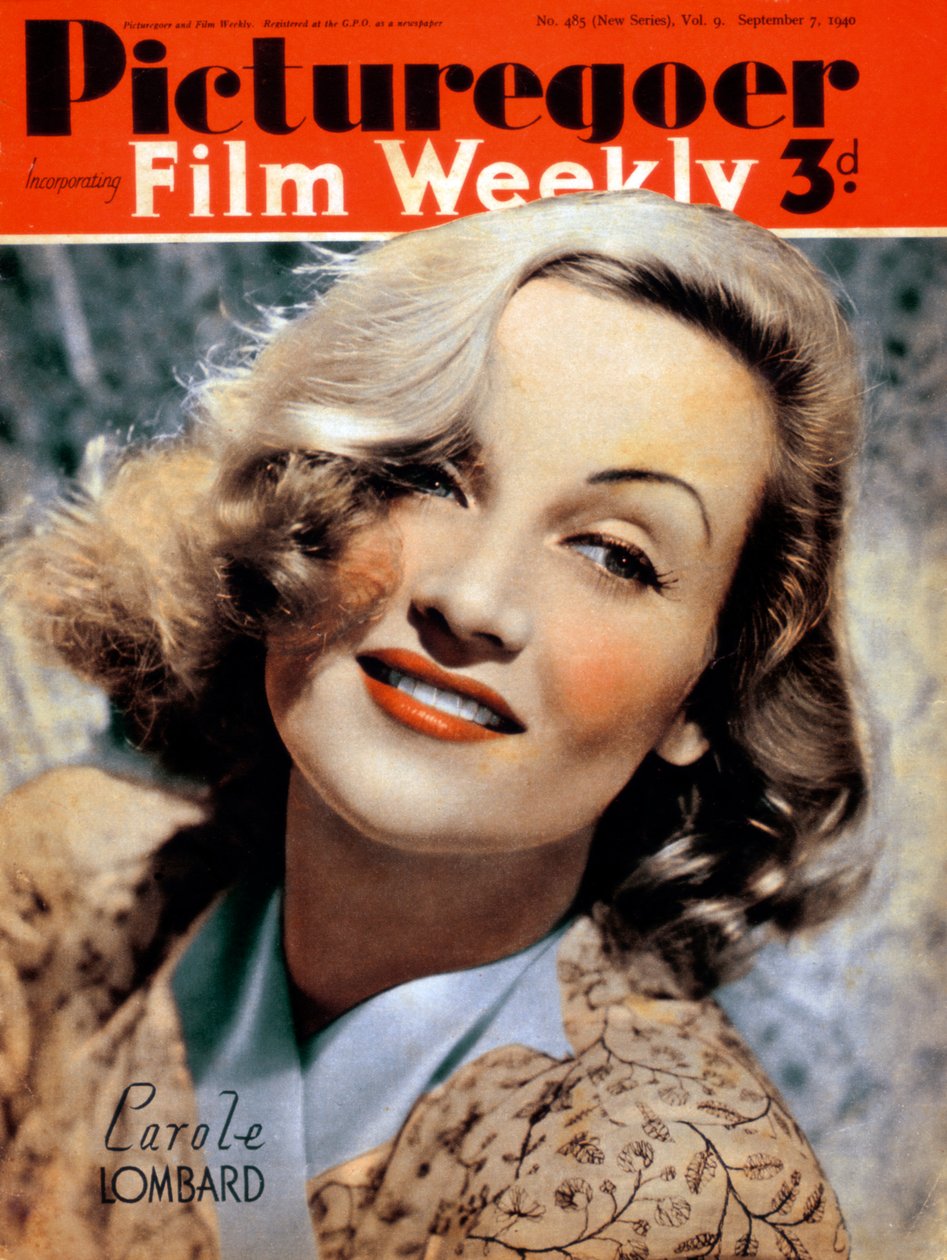 Carole Lombard 1908-1942, americká herečka, 1940 od Unbekannt