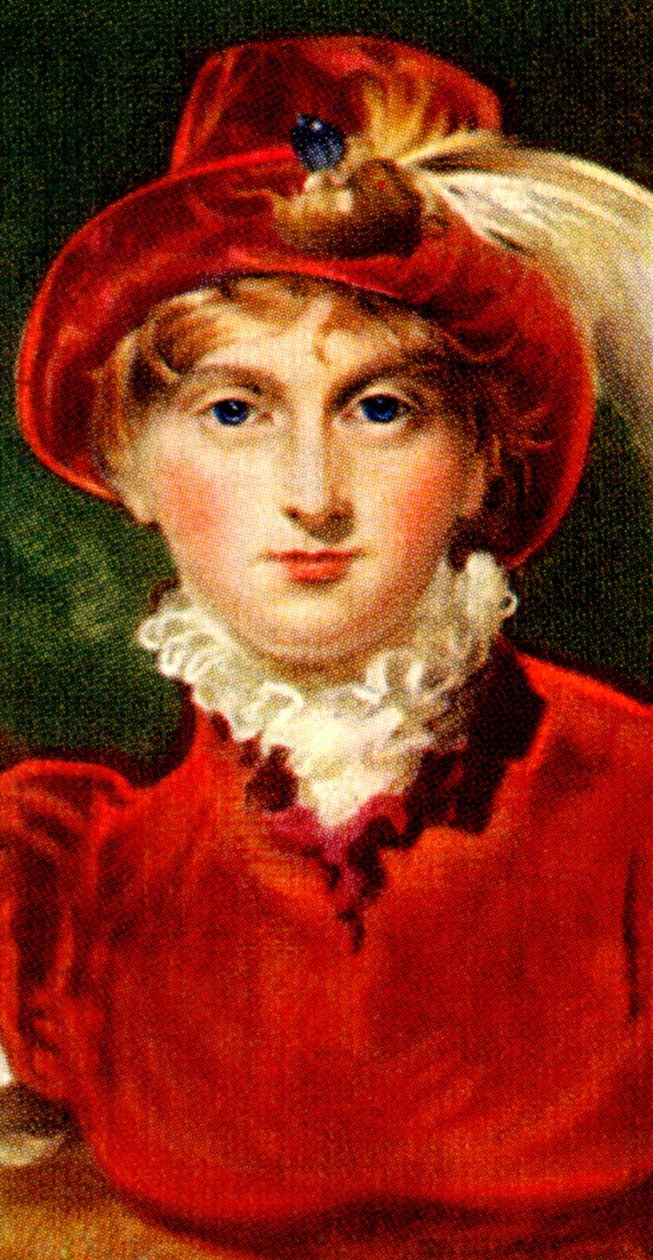Caroline of Brunswick, královna choť krále Jiřího IV, počátek 19. století od Unbekannt
