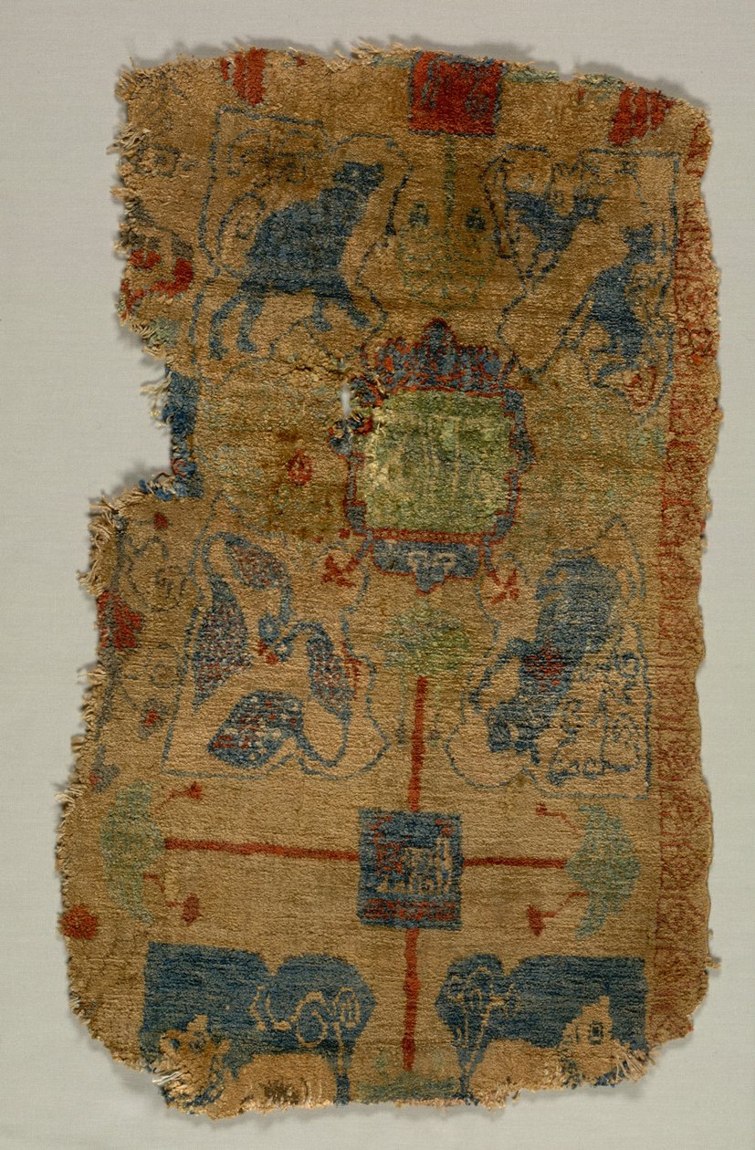 Fragment koberce, c. 1400 od Unbekannt