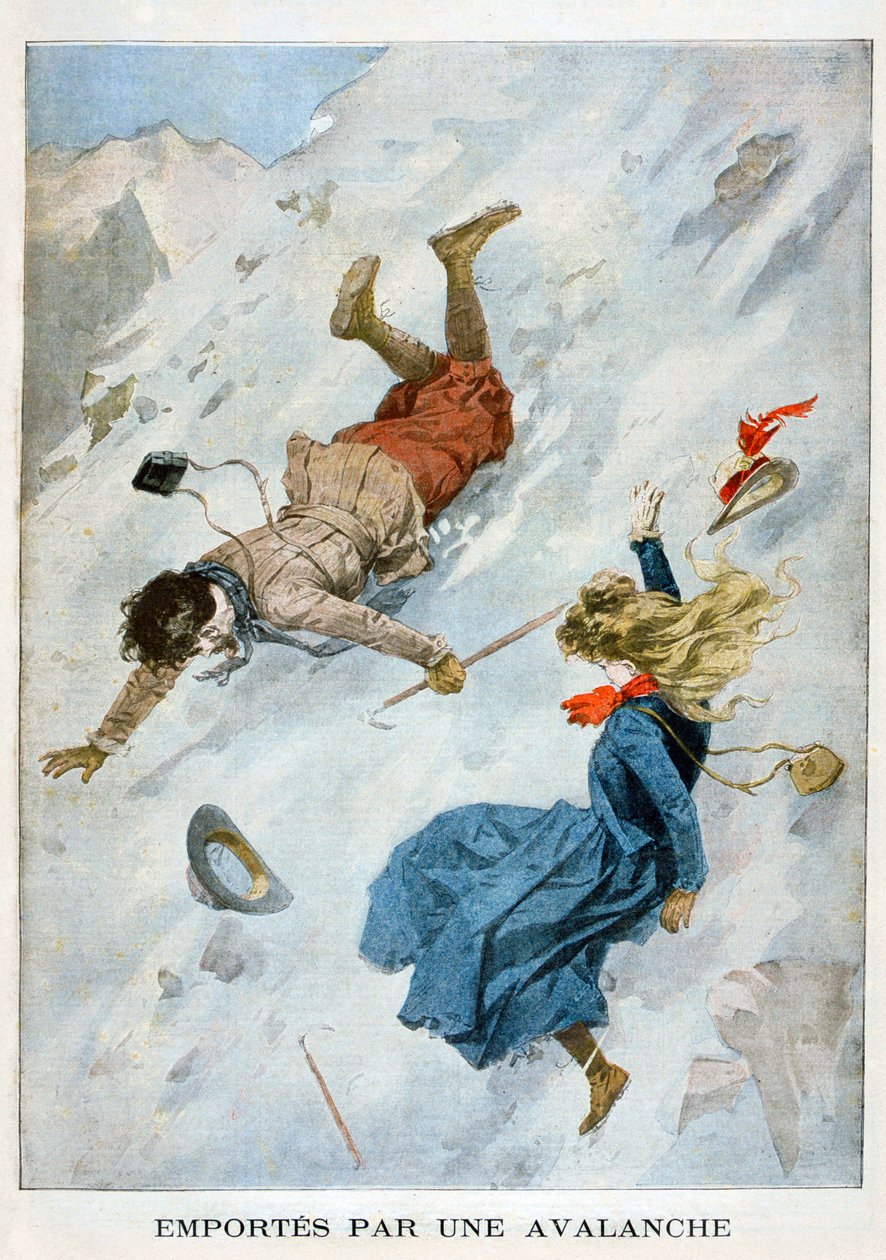 Nesený Avalanche, 1901 od Unbekannt